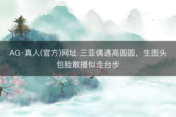 AG·真人(官方)网址 三亚偶遇高圆圆，生图头包脸散播似走台步