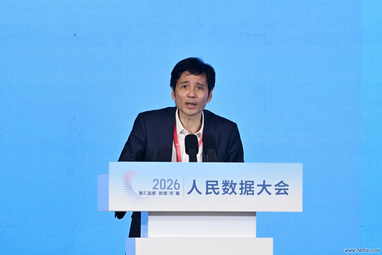 深圳市恒天吉科技本事发展有限公司（建筑港）董事长肖汉宇。东说念主民网记者 翁奇羽摄