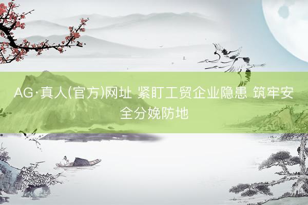 AG·真人(官方)网址 紧盯工贸企业隐患 筑牢安全分娩防地